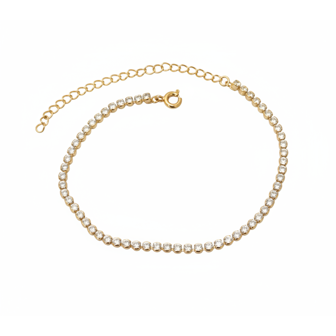 Pulseira riviera cravação inglesa